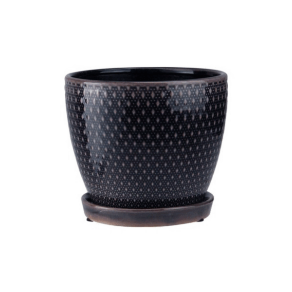 Lattice Prism Purple Planter