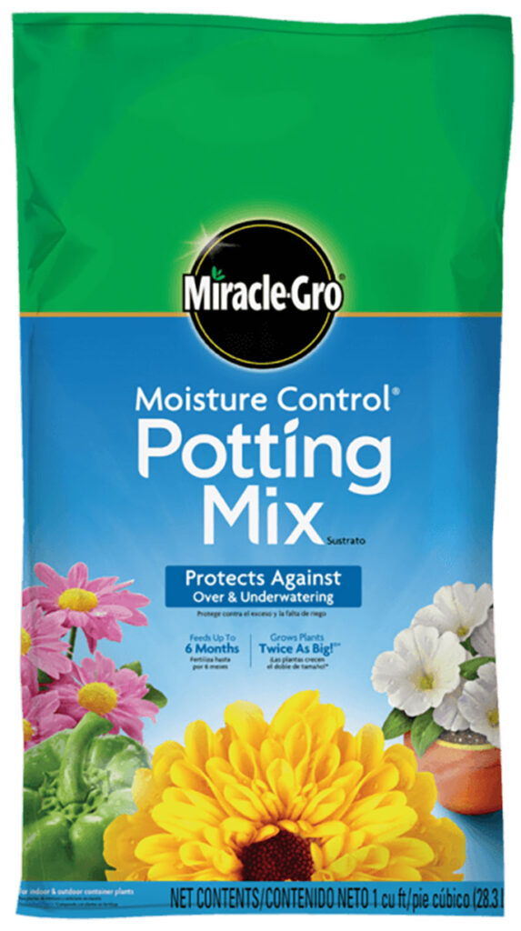 Miracle-Gro Moisture Control Potting Mix, 8 quart bag