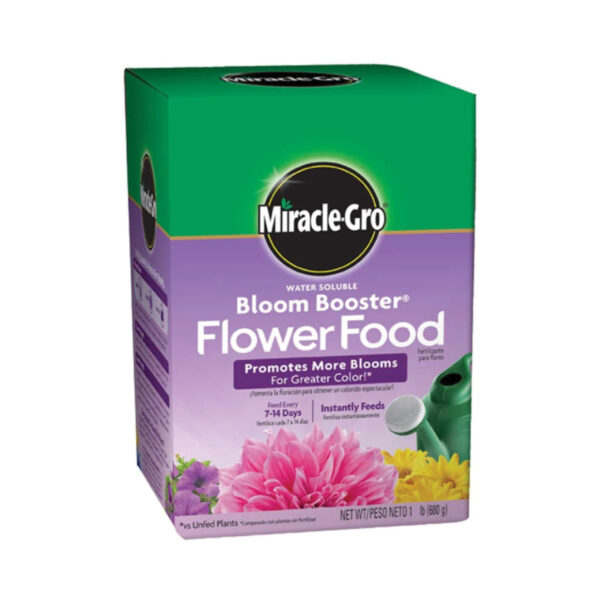 Miracle-Gro Water Soluble Bloom Booster Flower Food, 1 pound box