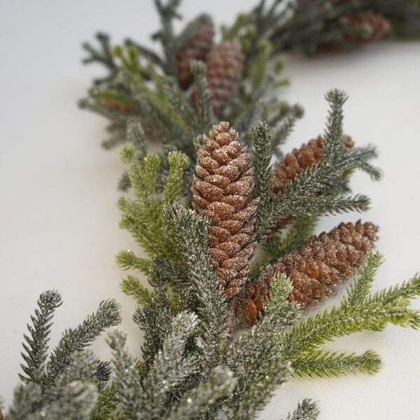 Snow Mini Pine Garland 48"