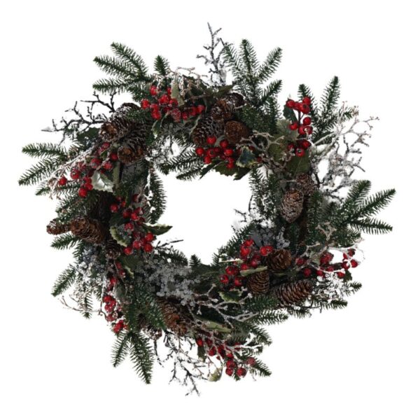 Sparkle Holiday Wreath 24"