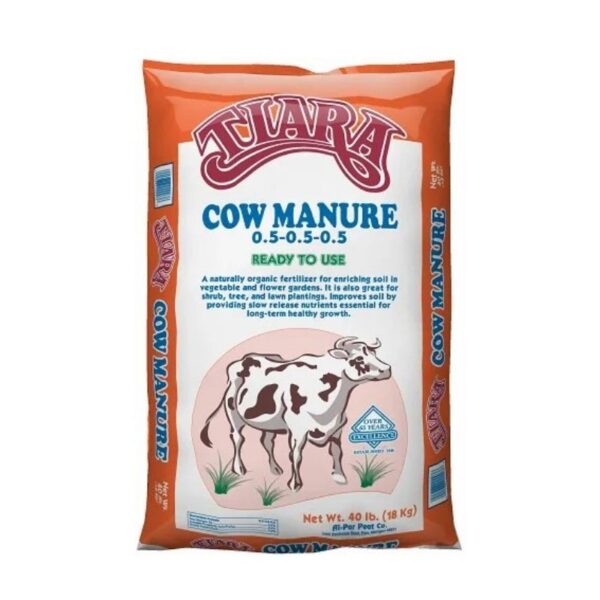 Tiara Cow Manure, 40 pound bag