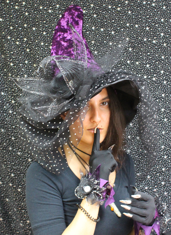Halloween Witches Hat and Gloves