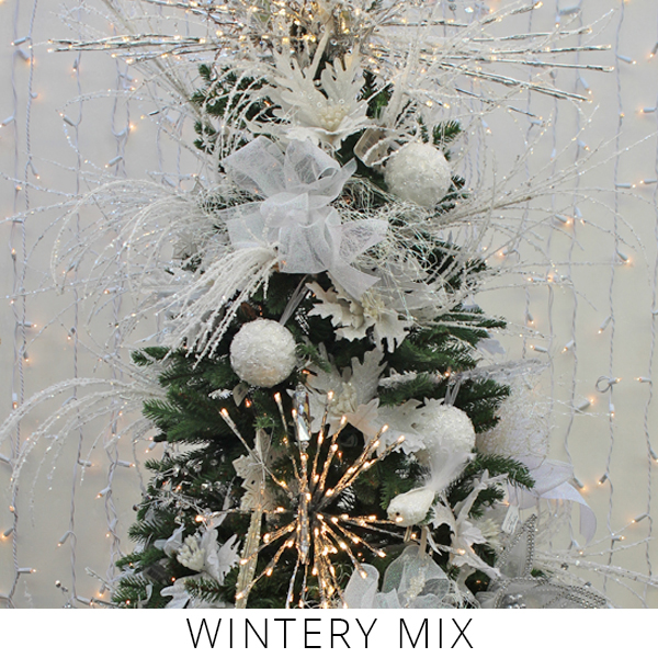 Theme Trees winter mix
